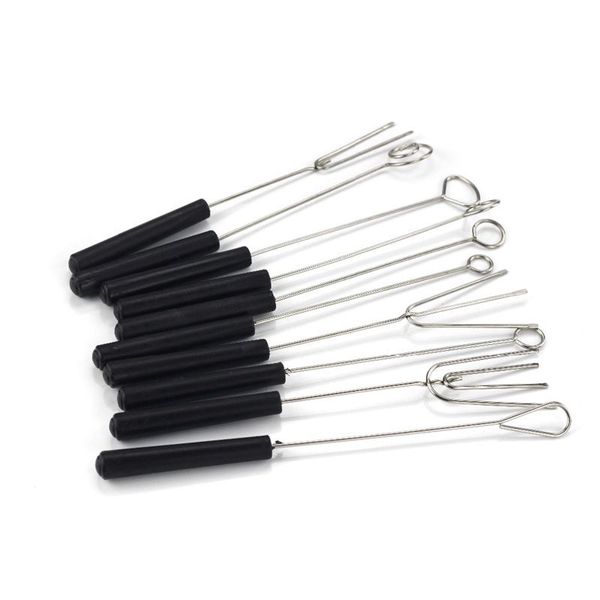 10pcs/set stainless steel chocolate dipping fork plastic handle candy nuts fruit cake fondue baking pastry tool for chocolate
10pcs/set stainless steel chocolate dipping fork plastic handle candy nuts fruit cake fondue baking pastry tool for chocolate