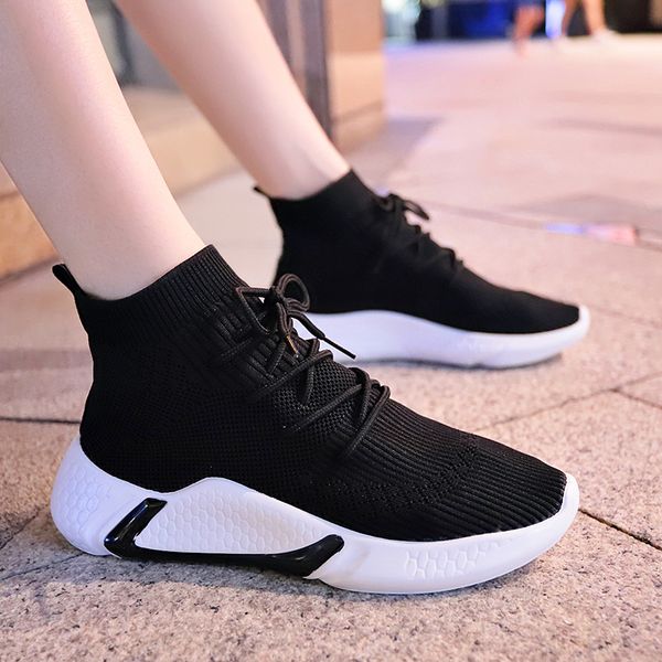 high sock sneakers women breathable walking gym shoes for women black white running shoes sport jogging
high sock sneakers women breathable walking gym shoes for women black white running shoes sport jogging
