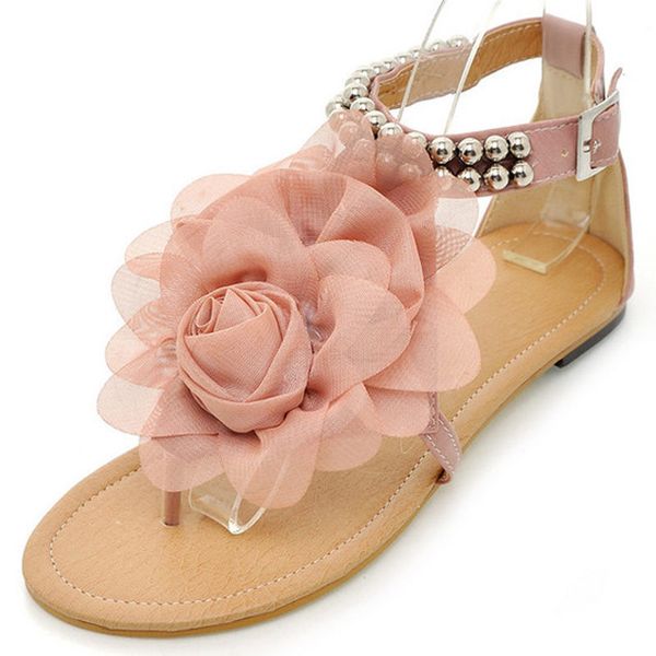 thenew seaside bohemia sandals fashion flowers beaded casual buckle strap cover heel flat with toe low (1cm-3cm) wasthin concise, Black
thenew seaside bohemia sandals fashion flowers beaded casual buckle strap cover heel flat with toe low (1cm-3cm) wasthin concise, Black