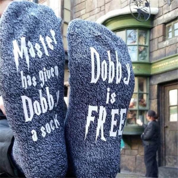 dobby is harry potter socks master has given dobby a socks knitted cotton men winter sport warm socks casual letter print, Black
dobby is harry potter socks master has given dobby a socks knitted cotton men winter sport warm socks casual letter print, Black