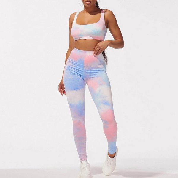 women tie dye yoga set autumn sleeveless crop and sport high waist leggings jumpsuit slim sportswear joggers suit tracksuit, White;red
women tie dye yoga set autumn sleeveless crop and sport high waist leggings jumpsuit slim sportswear joggers suit tracksuit, White;red
