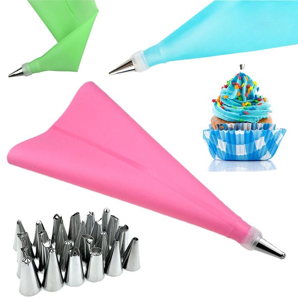 26pcs 24 форсунка набор diy обледенение трубопроводов крем для выпечки аксессуары многоразовые торт украшая инструменты силиконовые кондитер
26pcs 24 форсунка набор diy обледенение трубопроводов крем для выпечки аксессуары многоразовые торт украшая инструменты силиконовые кондитер