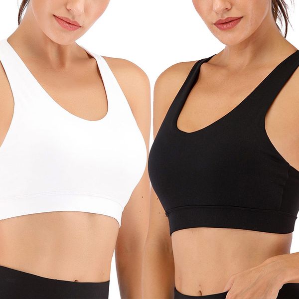 workout sports bras for women breathable running yoga fitness backless clothes with pad women sports bras breathable top, White;black
workout sports bras for women breathable running yoga fitness backless clothes with pad women sports bras breathable top, White;black