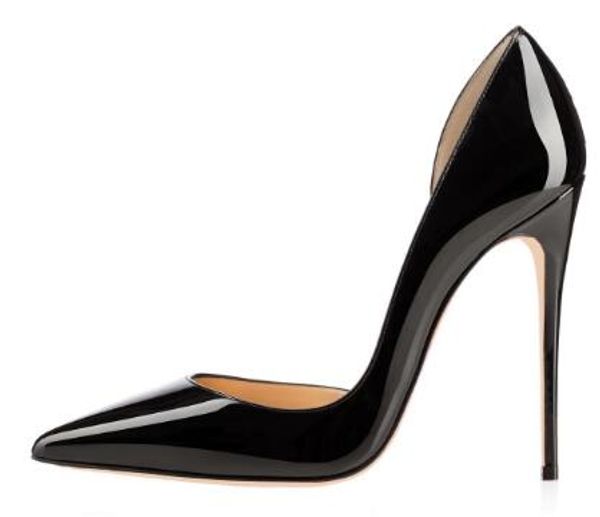 2019 fashion women pumps nude patent leather lady pointe toe high heels shoes size 33-44 12cm 10cm 8cm party shoes lll, Black
2019 fashion women pumps nude patent leather lady pointe toe high heels shoes size 33-44 12cm 10cm 8cm party shoes lll, Black