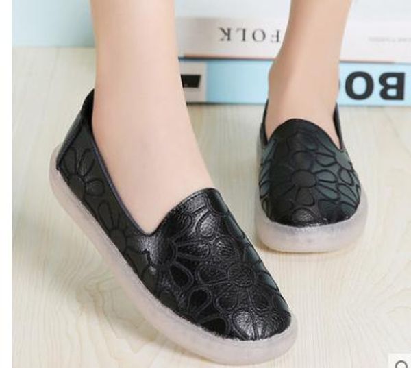 2019 women's shoes in spring and autumn with new style flat bottom round head mother shoes@669, Black
2019 women's shoes in spring and autumn with new style flat bottom round head mother shoes@669, Black