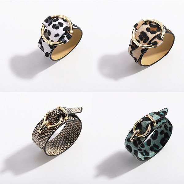 wholesale-fashion ins luxury designer snake leopard animal print leather adjustable bangle bracelet for woman, Black
wholesale-fashion ins luxury designer snake leopard animal print leather adjustable bangle bracelet for woman, Black