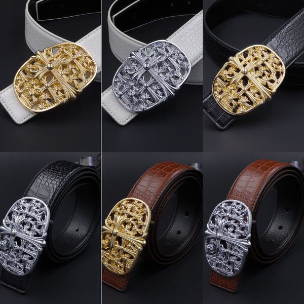 men's leather smooth buckle belt cowhide business youth tide crocodile pattern belt s-8137, Black;brown
men's leather smooth buckle belt cowhide business youth tide crocodile pattern belt s-8137, Black;brown