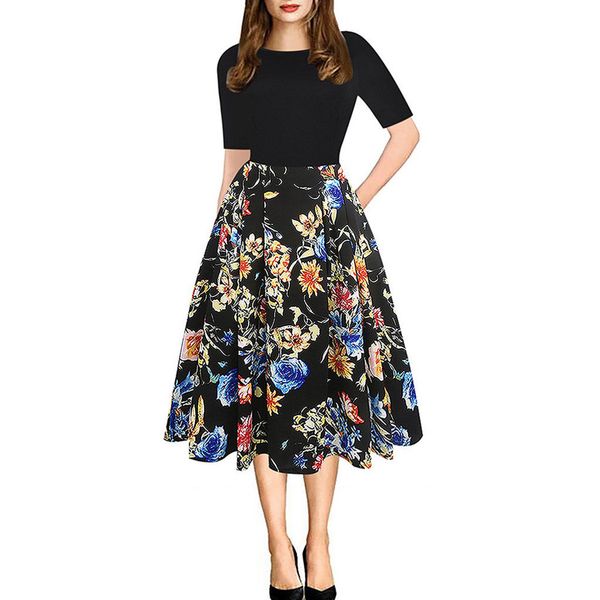 maxi dress a-line luxury elegant floral vintage print women casual lace summer dress vestidos dresses woman party night c0603, Black;gray
maxi dress a-line luxury elegant floral vintage print women casual lace summer dress vestidos dresses woman party night c0603, Black;gray