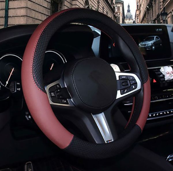 general purpose 38cm steering wheel cover, imitation leather steering wheel covers anti-slip
general purpose 38cm steering wheel cover, imitation leather steering wheel covers anti-slip