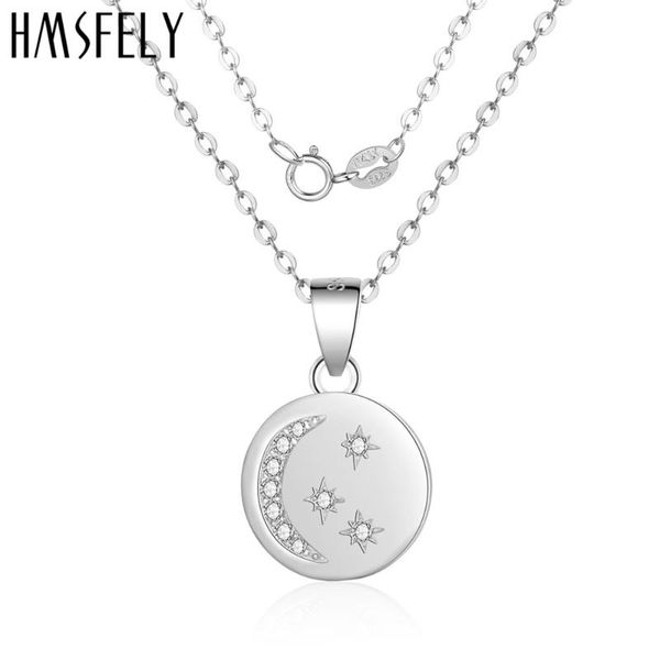 hmsfely real 925 silver charm starmoon pendant necklace round shape dangles for women necklace jewelry
hmsfely real 925 silver charm starmoon pendant necklace round shape dangles for women necklace jewelry