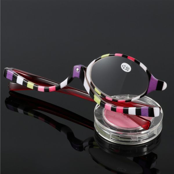 color fashion classic temperament makeup glasses rotating ultra light reading glasses women, White;black
color fashion classic temperament makeup glasses rotating ultra light reading glasses women, White;black