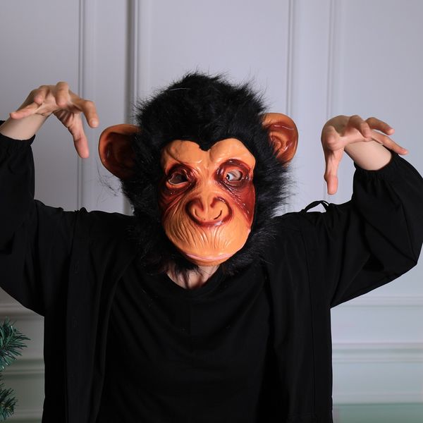 chimpanzee headset halloween horror animal mask ape monkey diamond movie and tv makeup ball
chimpanzee headset halloween horror animal mask ape monkey diamond movie and tv makeup ball
