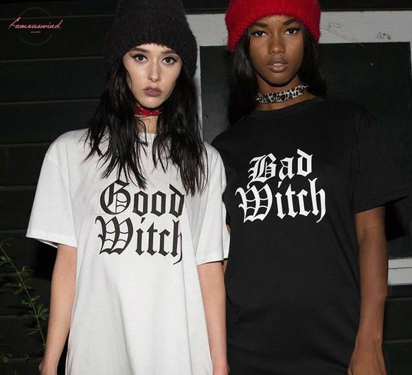 good witch bad witch women tshirt cotton casual funny t shirt for lady girl tee hipster tumblr ins drop ship 11, White
good witch bad witch women tshirt cotton casual funny t shirt for lady girl tee hipster tumblr ins drop ship 11, White