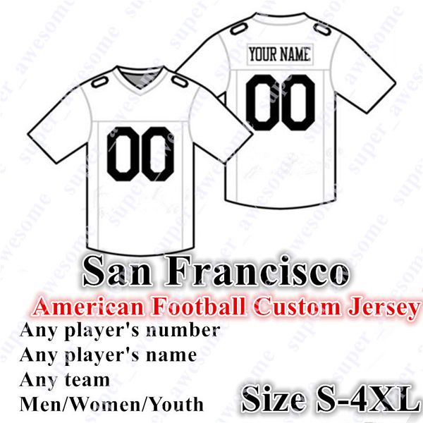 CUSTOM San Francisco American Football Jerseys 85 Kittle 97 Bosa Montana Any Name Any Number Size S- 4XL Mix Order Men Women Youth Stitched
CUSTOM San Francisco American Football Jerseys 85 Kittle 97 Bosa Montana Any Name Any Number Size S- 4XL Mix Order Men Women Youth Stitched