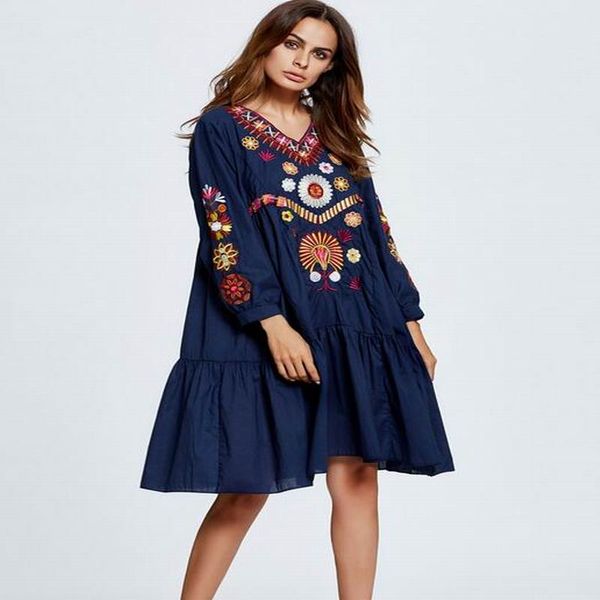 plus size vestido de festa women loose dress new 2018 fashion korean embroidery spring dress vestidos femininos high quality, Black;gray
plus size vestido de festa women loose dress new 2018 fashion korean embroidery spring dress vestidos femininos high quality, Black;gray