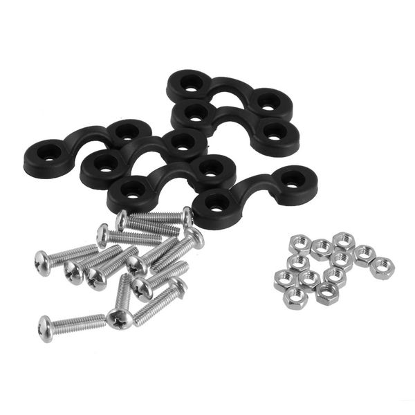 6 kayak nylon pad eyes with 12 stainless screws with lock nuts bungee kit
6 kayak nylon pad eyes with 12 stainless screws with lock nuts bungee kit
