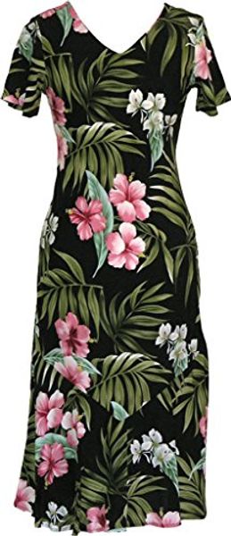 robert j. clancey rjc women's breathtaking island getaway length cap sleeve hawaiian dress, Black;gray
robert j. clancey rjc women's breathtaking island getaway length cap sleeve hawaiian dress, Black;gray