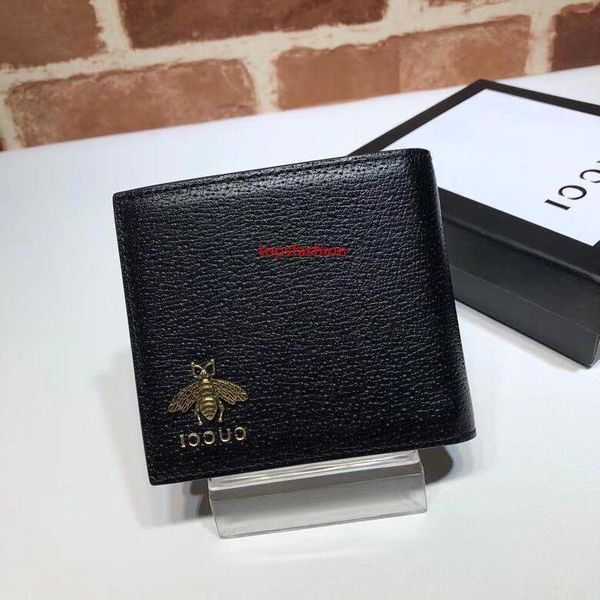 luxury celebrity design letter bee insect metal buckle two fold wallet cowhide leather black 523664 short purse clutch
luxury celebrity design letter bee insect metal buckle two fold wallet cowhide leather black 523664 short purse clutch