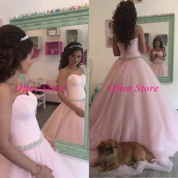 cute pink sweetheart neck tulle quinceanera dresses custom made lace up back sweep train ball gown prom dresses, Blue;red
cute pink sweetheart neck tulle quinceanera dresses custom made lace up back sweep train ball gown prom dresses, Blue;red