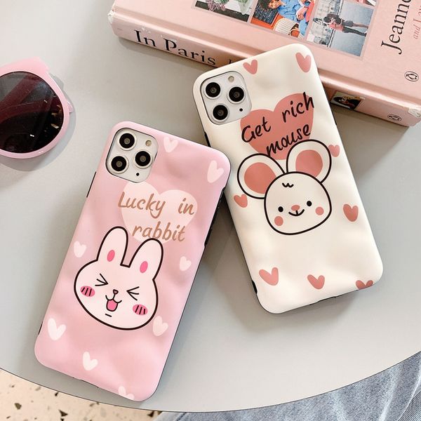 for iphone 11 pro xs max xr phone case love mouse rabbit 6 7 8 x plus pleated cover soft cell phone cases
for iphone 11 pro xs max xr phone case love mouse rabbit 6 7 8 x plus pleated cover soft cell phone cases
