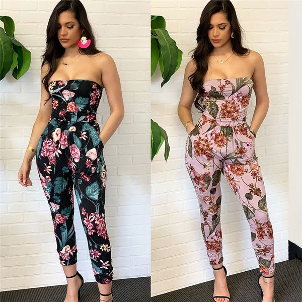 floral printed summer women jumpsuits fashion designer ladies contrast color apparel casual holidays sleeveless rompers, Black;white
floral printed summer women jumpsuits fashion designer ladies contrast color apparel casual holidays sleeveless rompers, Black;white