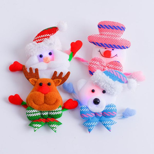 2018 merry christmas decoration ornament supplies brooch with light xmas reindeer / bear / santa claus snowman
2018 merry christmas decoration ornament supplies brooch with light xmas reindeer / bear / santa claus snowman