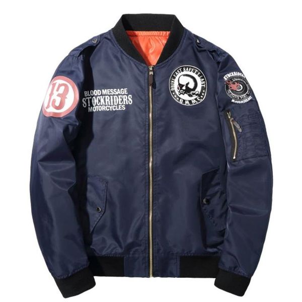 bomber jacket men cool street style skulls patch embroidery loose long sleeved stand collar jackets mens fashion streetwear, Black;brown
bomber jacket men cool street style skulls patch embroidery loose long sleeved stand collar jackets mens fashion streetwear, Black;brown