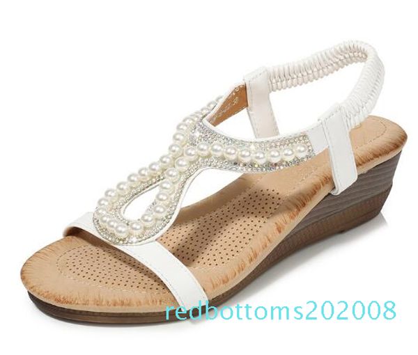 2020 summer new style beaded rhinestone jewelry wedge sandals women fashion simple casual wild ethnic style heel shoes 35-42 r08, Black
2020 summer new style beaded rhinestone jewelry wedge sandals women fashion simple casual wild ethnic style heel shoes 35-42 r08, Black