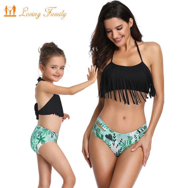 mommy and me tassels swimsuit mother daughter clothes family matching outfits floral print women girl bikini black look, Blue
mommy and me tassels swimsuit mother daughter clothes family matching outfits floral print women girl bikini black look, Blue