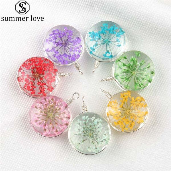 trendy handmade dried flowers pendant silver charm for necklace diy high-grade colorful glass hoop pendant accessories jewelry making-z, Bronze;silver
trendy handmade dried flowers pendant silver charm for necklace diy high-grade colorful glass hoop pendant accessories jewelry making-z, Bronze;silver