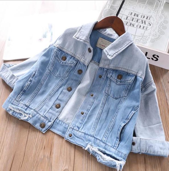 2020 new style girls denim patchwork coat spring fashion full sleeve girls jacket 2-7t ho250, Blue;gray
2020 new style girls denim patchwork coat spring fashion full sleeve girls jacket 2-7t ho250, Blue;gray