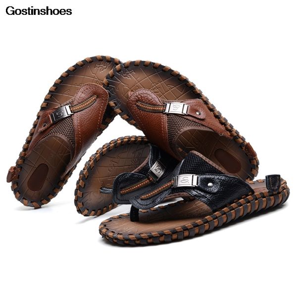 mens sandles men sandal genuine leather fashion beach sport casual shoes flat hand sewing men sandale homme, Black
mens sandles men sandal genuine leather fashion beach sport casual shoes flat hand sewing men sandale homme, Black
