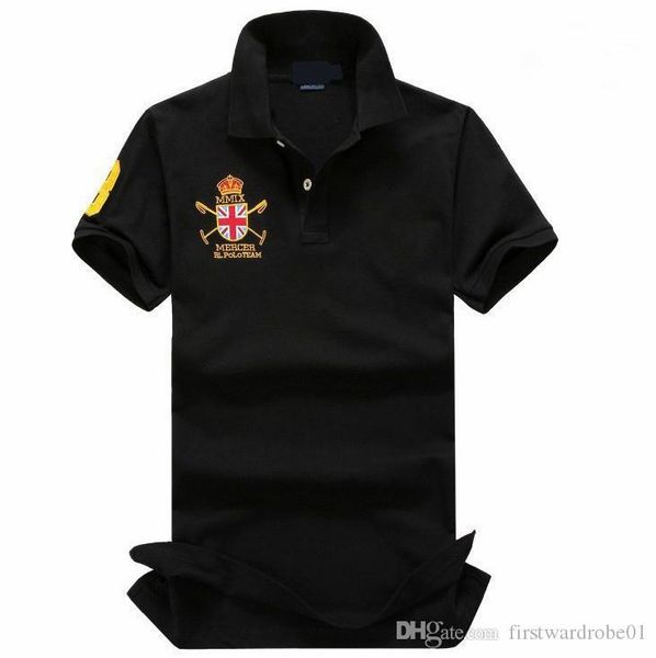 mens designer polo shirt classic brand mens cotton short sleeve summer t shirt horse embroidered turn down collar designer, White;black
mens designer polo shirt classic brand mens cotton short sleeve summer t shirt horse embroidered turn down collar designer, White;black