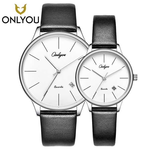onlyou 2019 lover casual watches simple leather strap couple gifts quartz wristwatch 81192, Slivery;brown
onlyou 2019 lover casual watches simple leather strap couple gifts quartz wristwatch 81192, Slivery;brown