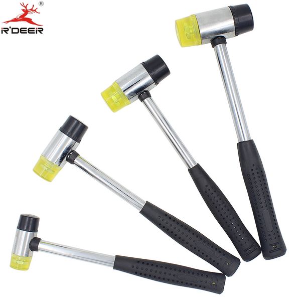 rdeer 1pc rubber hammer 25/30/35/40/45mm installation hammer auction with steel handle for woodworking hand tools
rdeer 1pc rubber hammer 25/30/35/40/45mm installation hammer auction with steel handle for woodworking hand tools