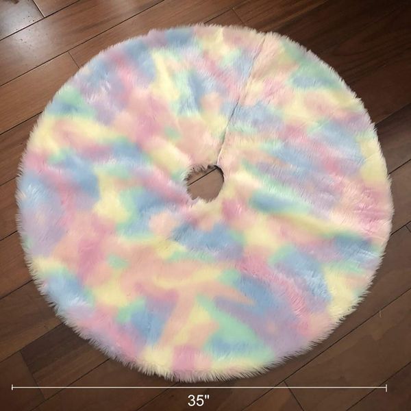 christmas tree skirt 35.5-inch colorful plush rainbow tree skirt christmas decoration indoor outdoor home h
christmas tree skirt 35.5-inch colorful plush rainbow tree skirt christmas decoration indoor outdoor home h