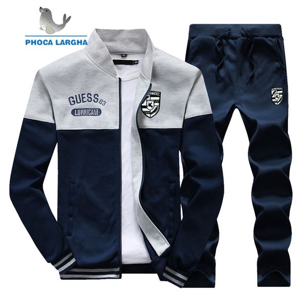 brand new men sets fashion autumn spring sporting suit sweatshirt +sweatpants male clothing 2 pieces sets slim tracksuit for man, Gray
brand new men sets fashion autumn spring sporting suit sweatshirt +sweatpants male clothing 2 pieces sets slim tracksuit for man, Gray