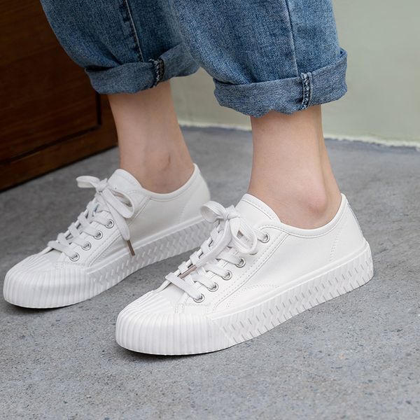 ymechic autumn 2019 new arrival leather flat heel white yellow shoes women lace up striped soles casual daily flats ladies shoes, Black
ymechic autumn 2019 new arrival leather flat heel white yellow shoes women lace up striped soles casual daily flats ladies shoes, Black
