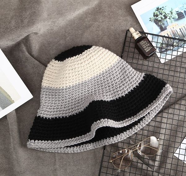 korean version new style color matching artisan fisherman hat autumn/winter temperament sweater cap outdoor keep warm big eaves basin hat, Blue;gray
korean version new style color matching artisan fisherman hat autumn/winter temperament sweater cap outdoor keep warm big eaves basin hat, Blue;gray