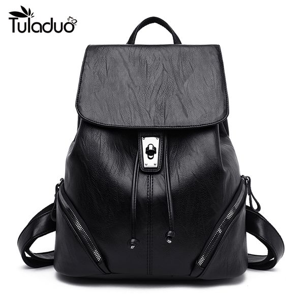 vintage leather backpacks female travel shoulder bag mochilas women backpack large capacity rucksacks for girls
vintage leather backpacks female travel shoulder bag mochilas women backpack large capacity rucksacks for girls