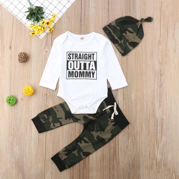 newborn baby boy coming home cotton outfits long sleeve letter printed bodysuit camo long pants hat clothes, White
newborn baby boy coming home cotton outfits long sleeve letter printed bodysuit camo long pants hat clothes, White