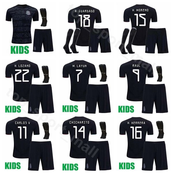 kid soccer mexico youth santos jersey socks set 2019 2020 mexican marquez layun herrera fabian jimenez corona football shirt kits uniform, Black
kid soccer mexico youth santos jersey socks set 2019 2020 mexican marquez layun herrera fabian jimenez corona football shirt kits uniform, Black