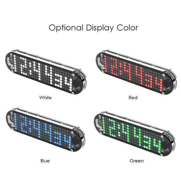 ds3231 high accuracy diy digital dot matrix led alarm clock kit with transparent case temperature date time display
ds3231 high accuracy diy digital dot matrix led alarm clock kit with transparent case temperature date time display