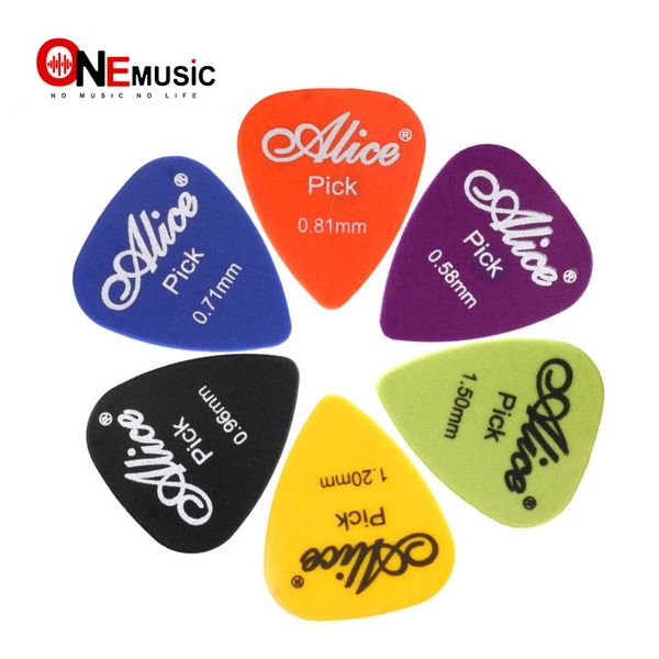 

Wholesale 1000Pcs Alice Guitar Picks AP-600P ABS Plectrum Standard Single Thickness 0.58 0.71 0.81 0.96 1.20 1.50 (mm) Color Random MU1760