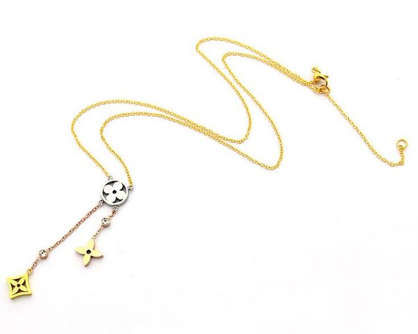 europe and the united states explosion models v letter hollow four-leaf flower tassel color necklace ladies three-color four-leaf clover nec, Silver
europe and the united states explosion models v letter hollow four-leaf flower tassel color necklace ladies three-color four-leaf clover nec, Silver