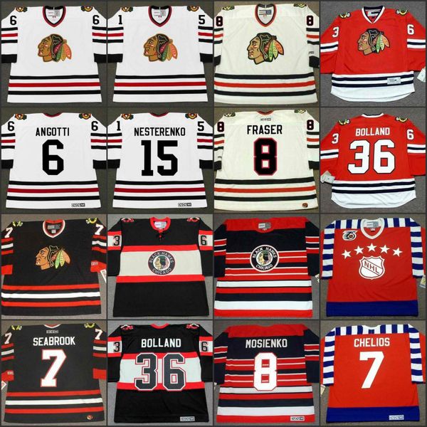 6 lou angotti 7 brent seabrook 7 chris chelios 8 bill mosienko 8 curt fraser 15 eric nesterenko 36 dave bolland jersey, Black;red
6 lou angotti 7 brent seabrook 7 chris chelios 8 bill mosienko 8 curt fraser 15 eric nesterenko 36 dave bolland jersey, Black;red
