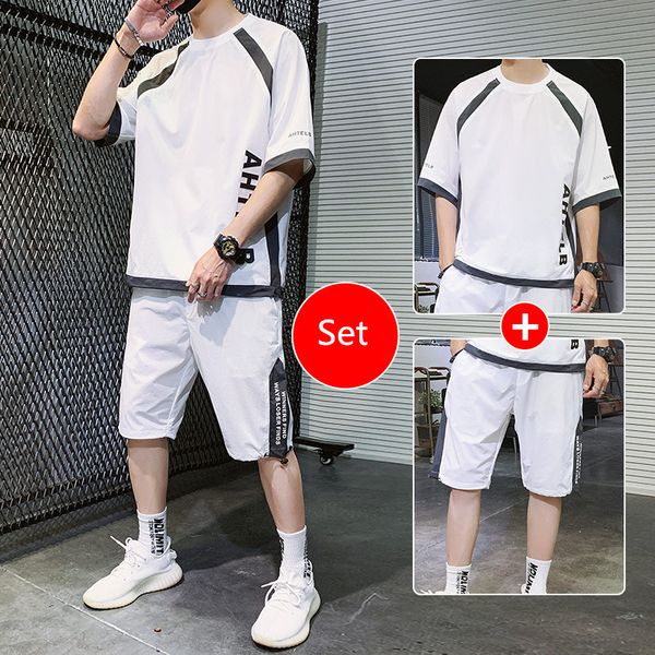 мужской костюмы летняя одежда mens set фитнес спортивный костюм с коротким рукавом + шорты sweatsuit двухкусочный набор для мужчин спортивна, Gray
мужской костюмы летняя одежда mens set фитнес спортивный костюм с коротким рукавом + шорты sweatsuit двухкусочный набор для мужчин спортивна, Gray