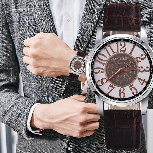 duobla men watches waterproof quartz watch brand men watch men's wristwatches leather band black wrist reloj hombre 8z, Slivery;brown
duobla men watches waterproof quartz watch brand men watch men's wristwatches leather band black wrist reloj hombre 8z, Slivery;brown