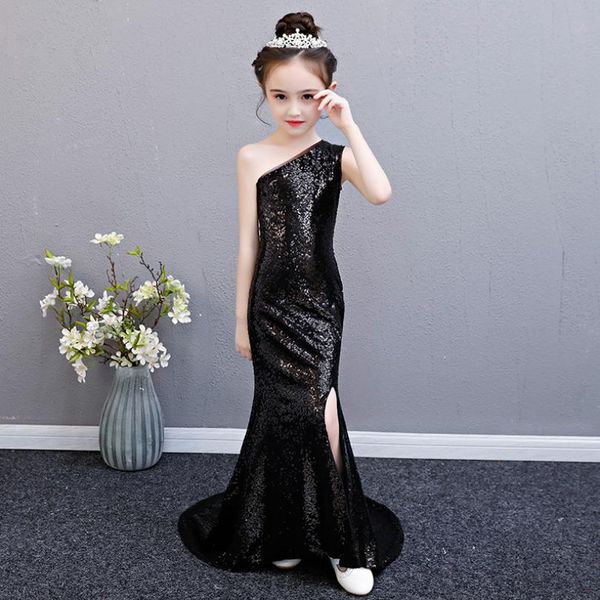 black sequined dress baby girl clothes children's sleeveless princess dress wedding birthday party dress trailing costume y477, Red;yellow
black sequined dress baby girl clothes children's sleeveless princess dress wedding birthday party dress trailing costume y477, Red;yellow