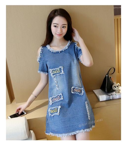 party short dresses embroidery patchwork dresses hole jeans dress women vintage a line beaded denim summer beach, Black;gray
party short dresses embroidery patchwork dresses hole jeans dress women vintage a line beaded denim summer beach, Black;gray